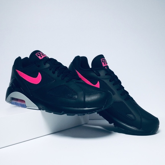 Nike Air Max 180, Black/PinKBlast-Wolf Grey - Picture 6 of 8